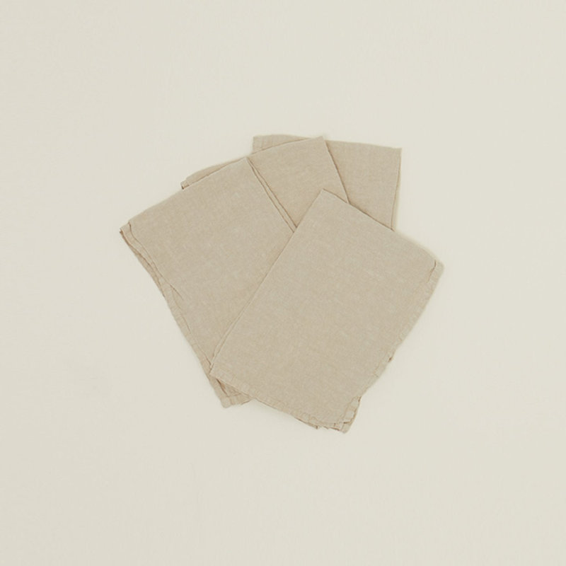 Simple Linen Napkin, Flax