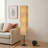 72'' Black Column Floor Lamp