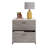 Wood Lateral File With Full-Extension Slides, Brown