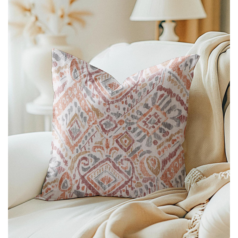 Housse de coussin Medallion, Carré 15 po