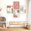 «Modern Line Art visages and Botanicals Illustration Relax Minimalist Abstract Wall Decor», 4 pièces-101519993-101519994