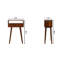 Console en bois massif 23,62 po Deitke-1220541826