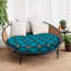 Decorative Indoor Outdoor Waterproof Round Cushion Cover, Patio Bar Stool UV Resistant Seat Cover-1590281840