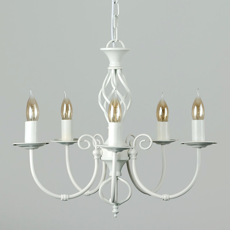 Axelrod 1 - Light Candle Chandelier, Cream