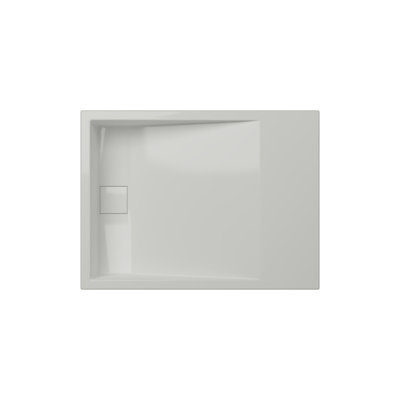 Lavabo de salle de bain à surface solide blanc matte 24 po Cantrio ST-24184 SolidTech