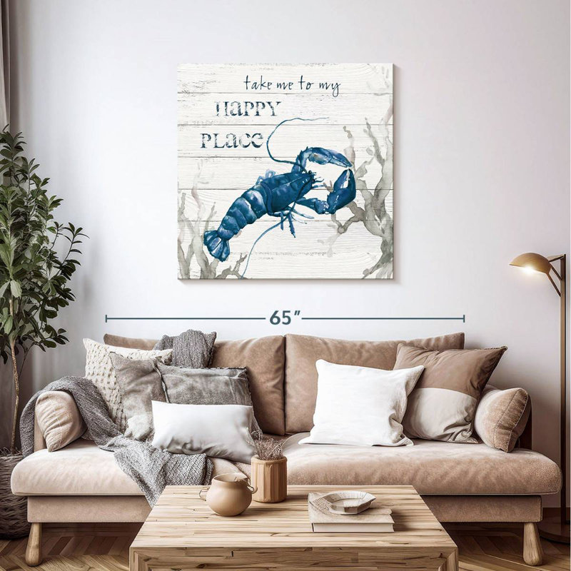 Homard Happy Place, H 39 po x l 39 po