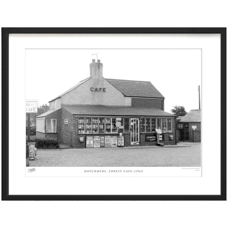 Hatchmere, Forest Cafe C1965 - Single Picture Frame Print, 28cm H x 36cm W x 2.3cm D