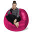 Fauteuil à billes - Fauteuil à billes rond rembourré de mousse déchiquetée de 4 pi - Fauteuil à billes rembourré en mousse à mémoire de forme moelleuse et ultra douce avec housse en microsuède - Mobilier et accessoires rembourrés de mousse remb-500861031