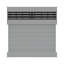 Ensemble de panneau d'intimité en vinyle gris-78655851