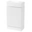 Meuble-lavabo autoportant avec lavabo, meuble de rangement réversible pour salle de bain, idéal pour les petits espaces