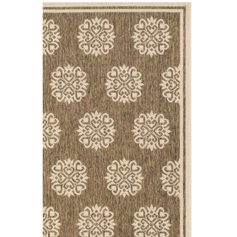 Tapis intérieur / extérieur Burnell Performance Ikat, Tapis de couloir 2 pi 2 po x 8 pi