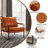 Eisenman 27.09'' W Leather Upholstered Accent Armchair-162999970
