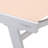 Outdoor Patio Reclining Chaise Lounge with Wheels, Powder-Coated Aluminum Frame and Breathable Sling Mesh, Adjustable Backrest for Poolside and Deck Use-124823791-124823797