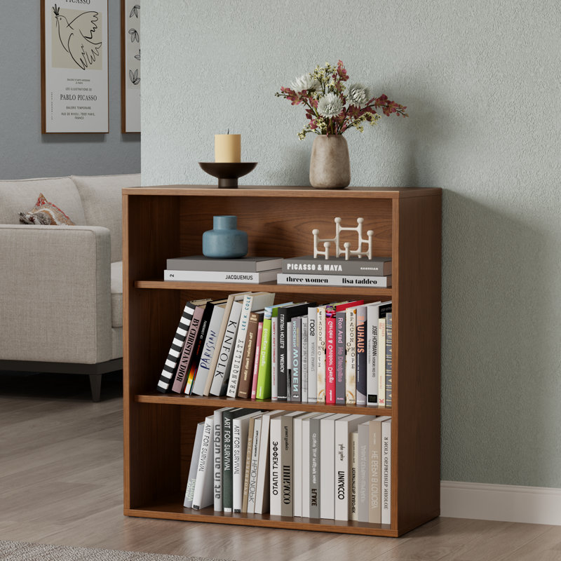 Soren Solid Wood 3-Tier Open Bookcase