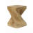 Wood-Like Texture MGO Twist Shape Side Table-579227084