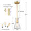 Gold Glass Pendant Light Fixture-1885319270