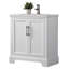 Vannes 30" Single Sink Freestanding Bathroom Vanity with Ceramic Top -235496848