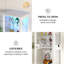 Glass Display Cabinet with 3 Color Led Lights, WineCabinet with Lock-795336914