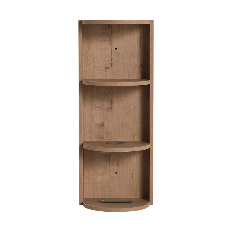 12-Inch Bathroom Wall-Mounted Storage Rack With Spacious Bottom Shelf, Modern Floating Design For Organized Spaces