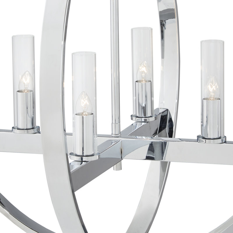 Lustre en forme de globe 4 lumières Brawley