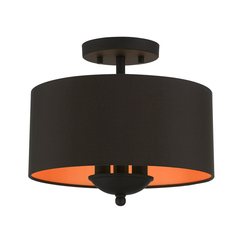Plafonnier semi-encastré 3 lumières 12 po