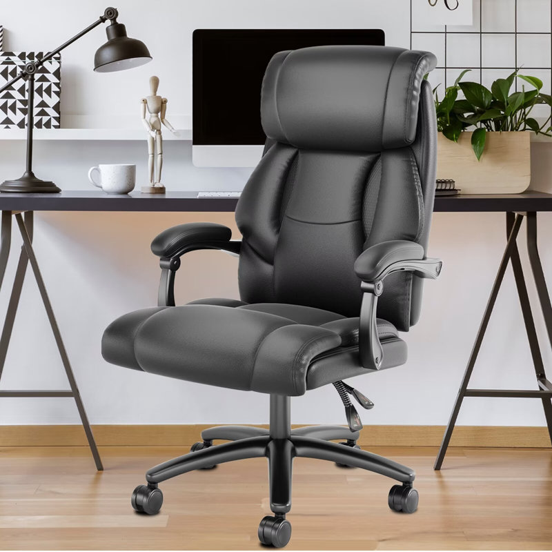 Chaise de bureau Makanna, Noir