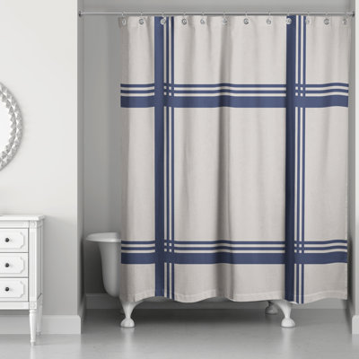 Cusick Plaid Shower Curtain