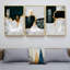 Abstrait - ensemble de 3 reproductions d'art sur toile encadrées-263865853-263865852