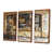 Toile avec cadre flottant brun