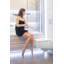 800mm W x 1500mm H Semi-Frameless Tub Door with Clear Glass