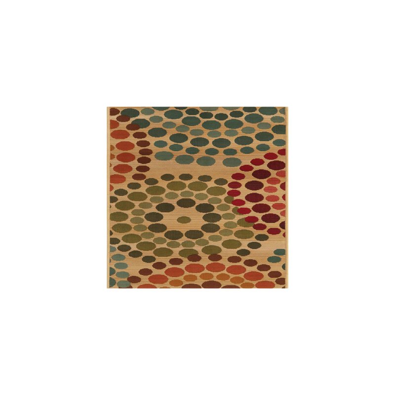 Deweese Washable Geometric Indoor / Outdoor Rug, Runner 2' x 4'1"