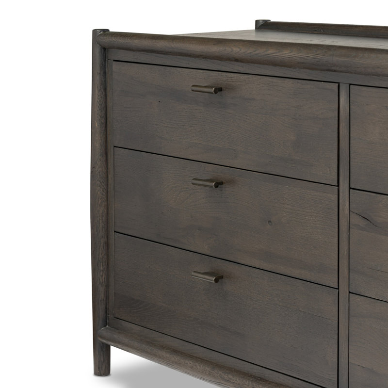 Glenview 6 - Drawer Dresser, Smoked Black