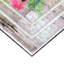 Paillasson d'intérieur et d'extérieur Welcome To Our Home Flowers and Succulents
