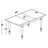 Kinsler Rubberwood Solid Wood Dining Table