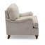 Fauteuil d'appoint avec accoudoirs - avoine de mer