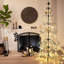Présentoir ornement d'arbre de Noël forgé de 6,4 pi Barton-210577106