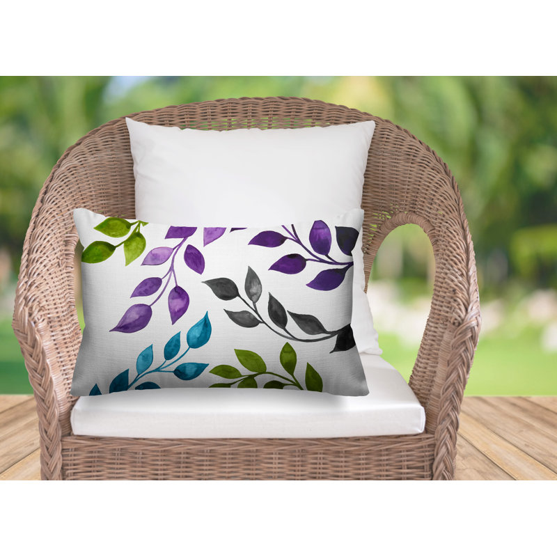 Dena Leaf Outdoor Rectangular Pillow Cover & Insert
