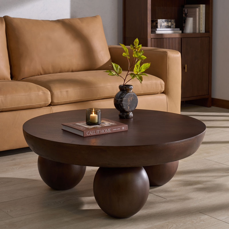 Table basse Hayliette, Walnut