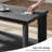 COTEL Coffee Table For Living Room, Modern 2-tier Tea Table With Storage Shelf, Rectangular Center Coffee Table For Home Office, Bedroom, Apartment, 47.3 X 22x 19.3 Inches-1018612790