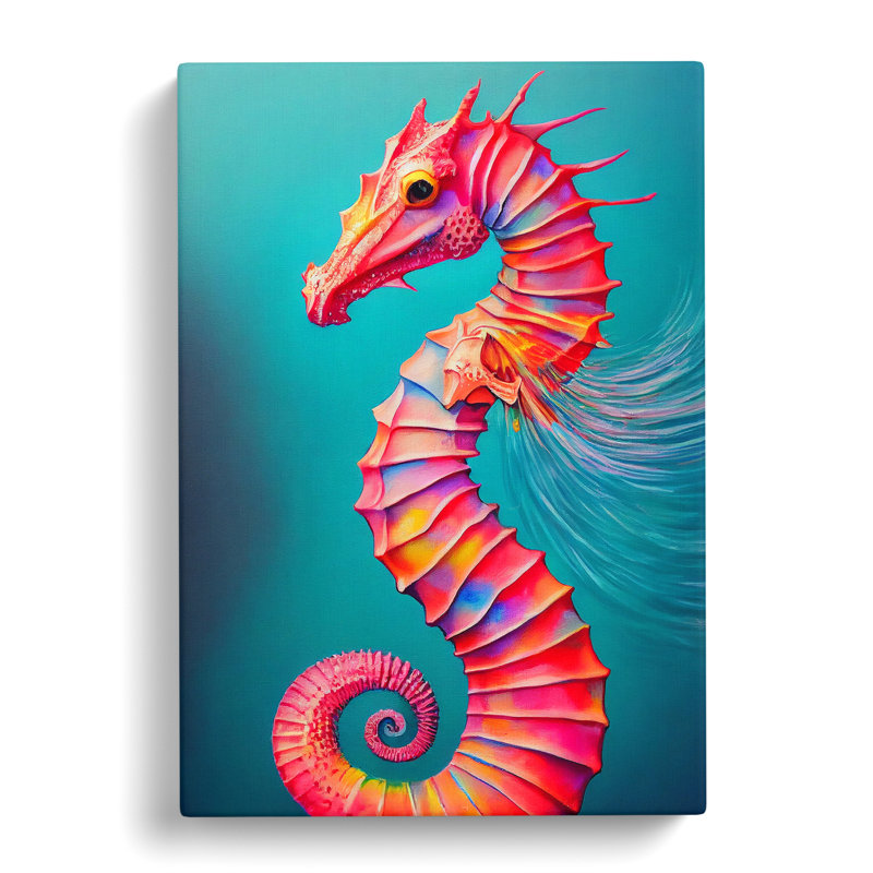 Seahorse Vol.3 - Wrapped Canvas, 60cm H x 40cm W x 3cm D
