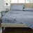 Royale Linens 300 Thread Count 100% Long Staple Combed Cotton Sheet Set - 4 Piece Bed Sheets - 1 Fitted, 1 Flat & 2 Pillow cases - Soft Cool & Crisp Sheet Set-114665911-114665932