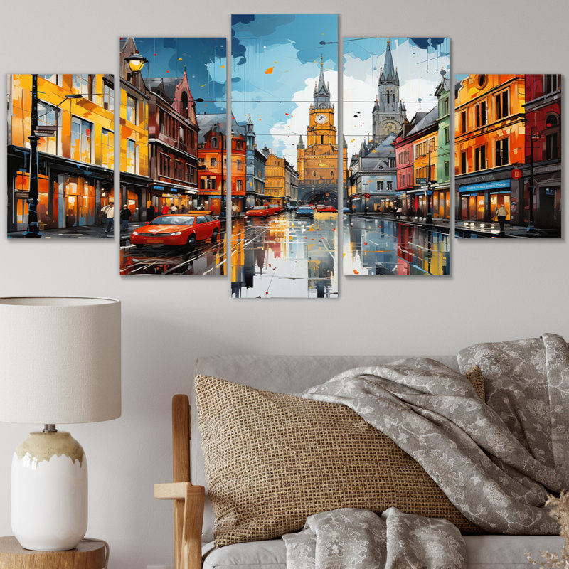 City Munich Popart III Cities & Countries Wall Decor on Metal