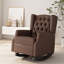 Chaise berçante à oreilles capitonnée-2046092472