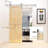 Sliding Standard Single Track Barn Door Hardware Kit-92504730