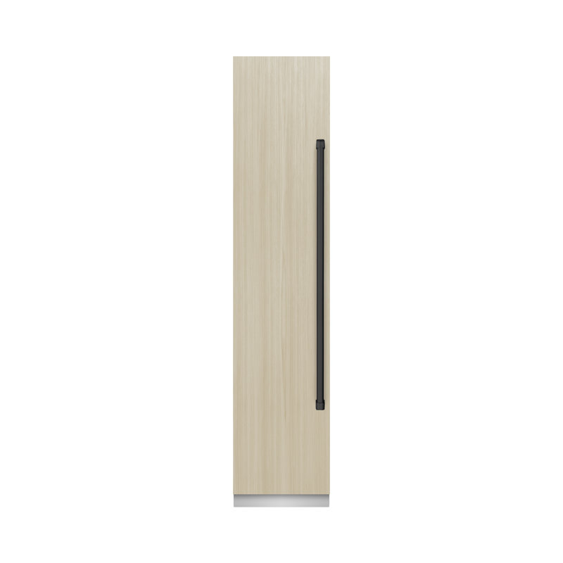 ZLINE Autograph 18 in. 8.6 cu. ft. Panel Ready Hinge Column Freezer with Graphite Gray Interior and Accents, Right