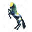 «Greeting Horse», toile illustrative pour enfants-120128460