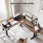 Bureau debout réglable en L 75 po-990515100-984395926