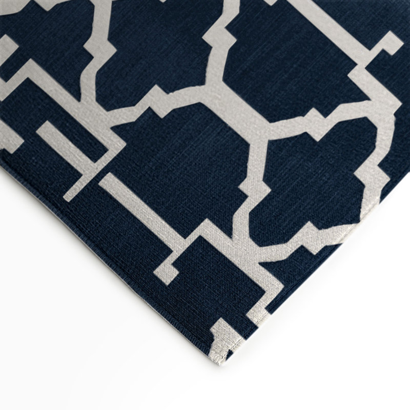 Tapis gris intérieur et extérieur Trellis, Rectangle 5 pi x 7 pi