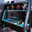Lit mezzanine avec bureau Gaming, lumières RVB, USB et rangement pour escalier-22617856