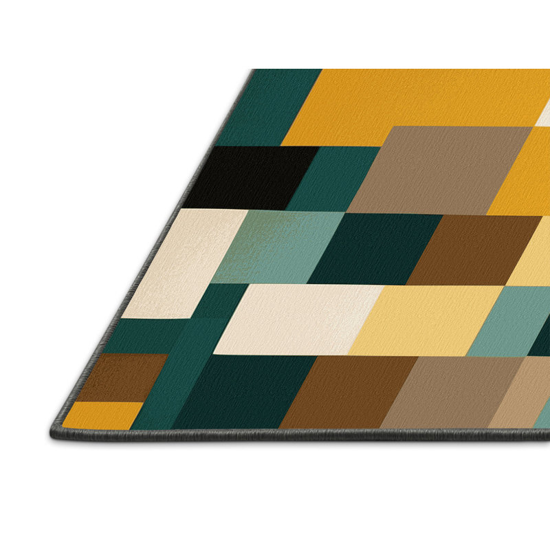 Constructed Canyon Rug, Round 8'
